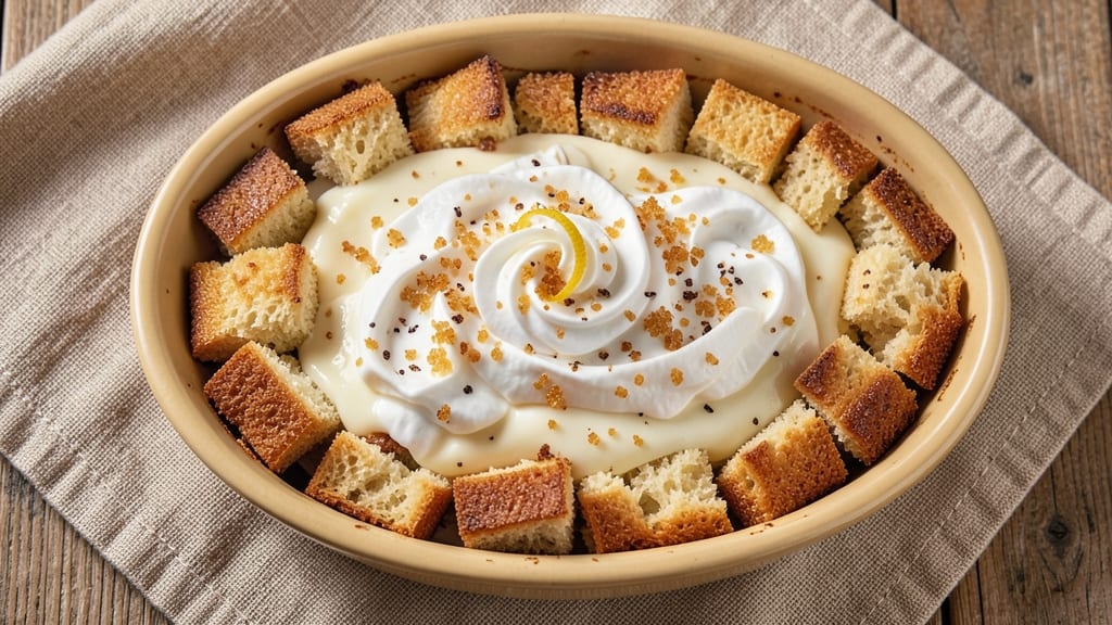 B Sweet Bread Pudding Recipe: Buttery Vanilla Swirls and Caramelized Top