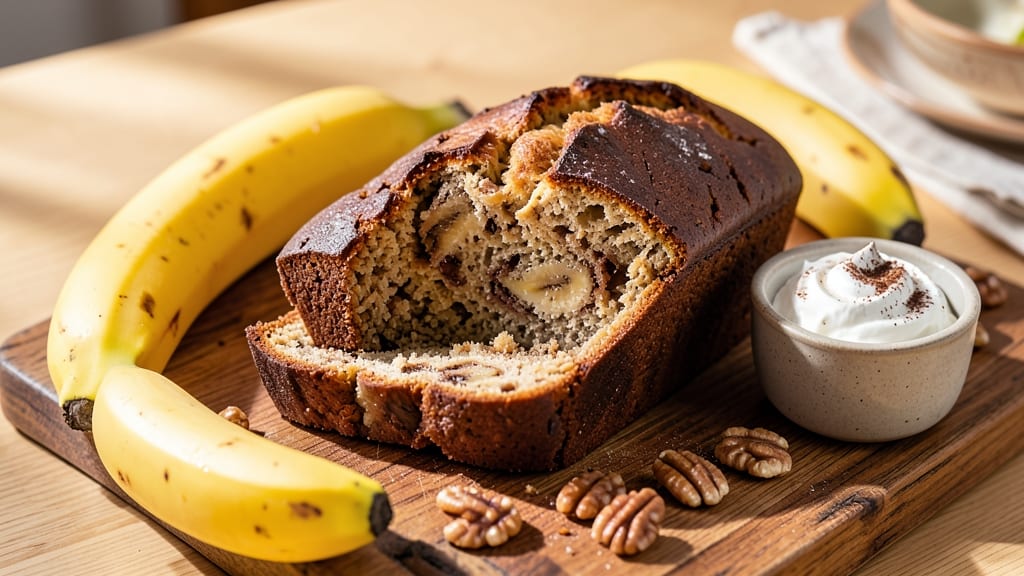 A Latte Food Banana Bread Recipe: Moist Crumb with Coffee-Infused Swirls