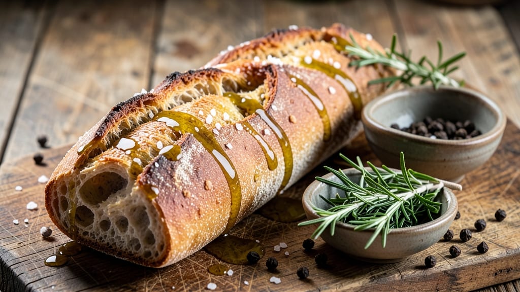 Artisan Ciabatta Bread Recipe: Foil-Sealed Crust With Air-Pocket Lightness