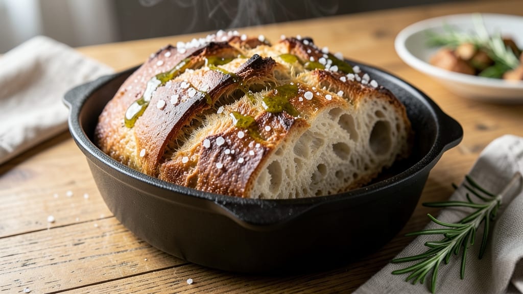 Artisanal Bread Recipe Dutch Oven: Crusty Gold Crunch With Pillowy Center