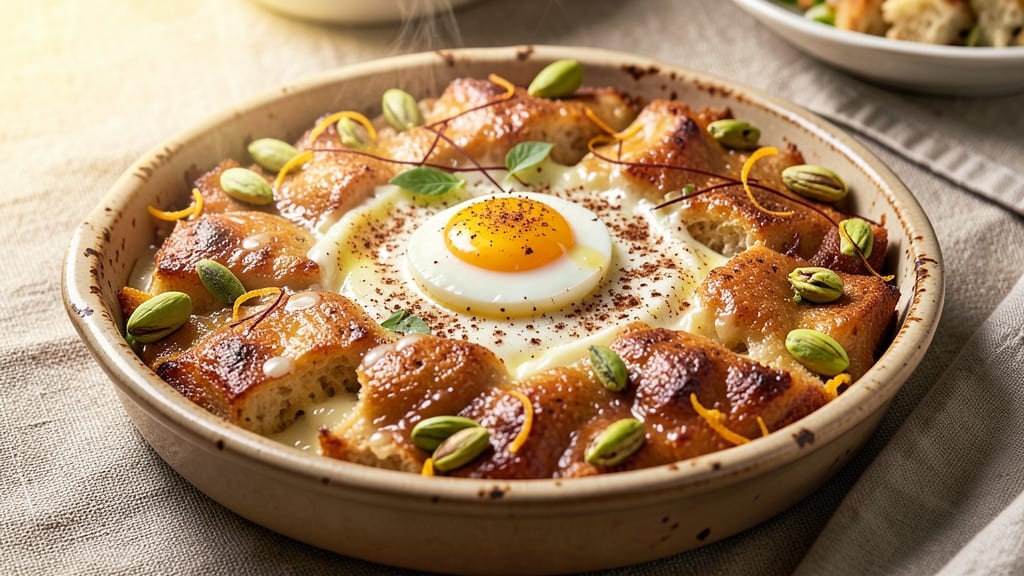 Arabian Bread Pudding Recipe: Cardamom-Spiced Warmth With Cinnamon Swirls