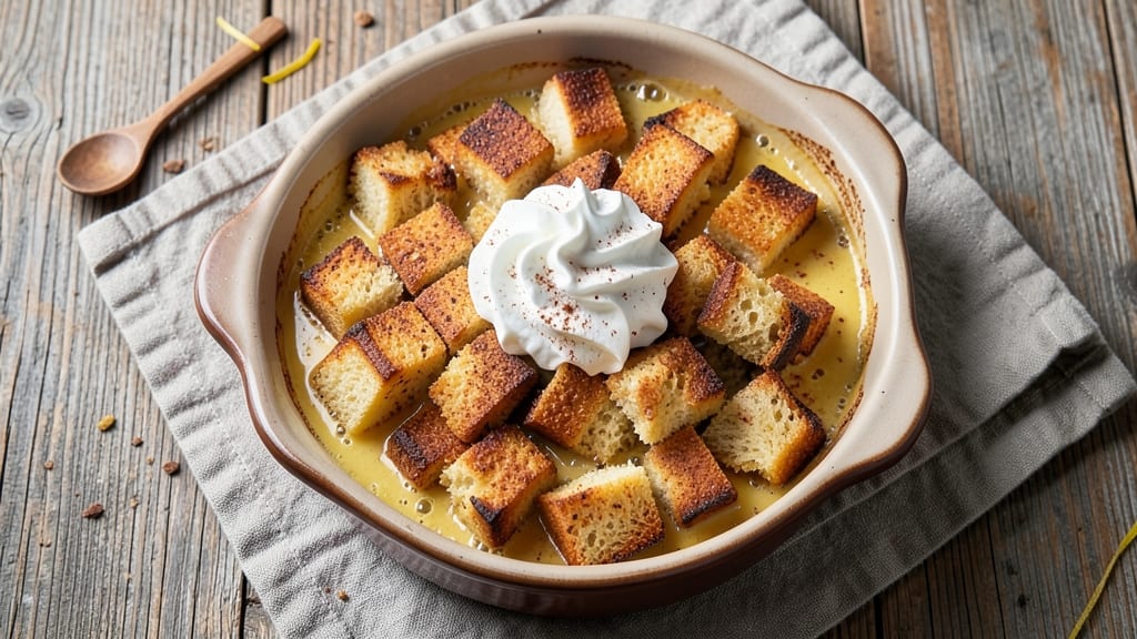 Airfryer Bread Pudding Recipe: Velvety Custard With Caramelized Crunch