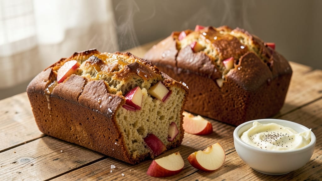 Apple Bread Recipe 2 Loaves: Spiced Apple Swirls and Buttery Crust in Two Loaves