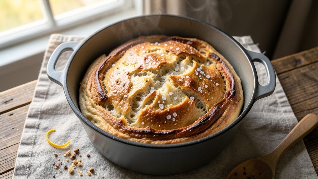 7 Qt Dutch Oven Bread Recipe: Oven-Spring Rise for Crusty Crumb Without Kneading