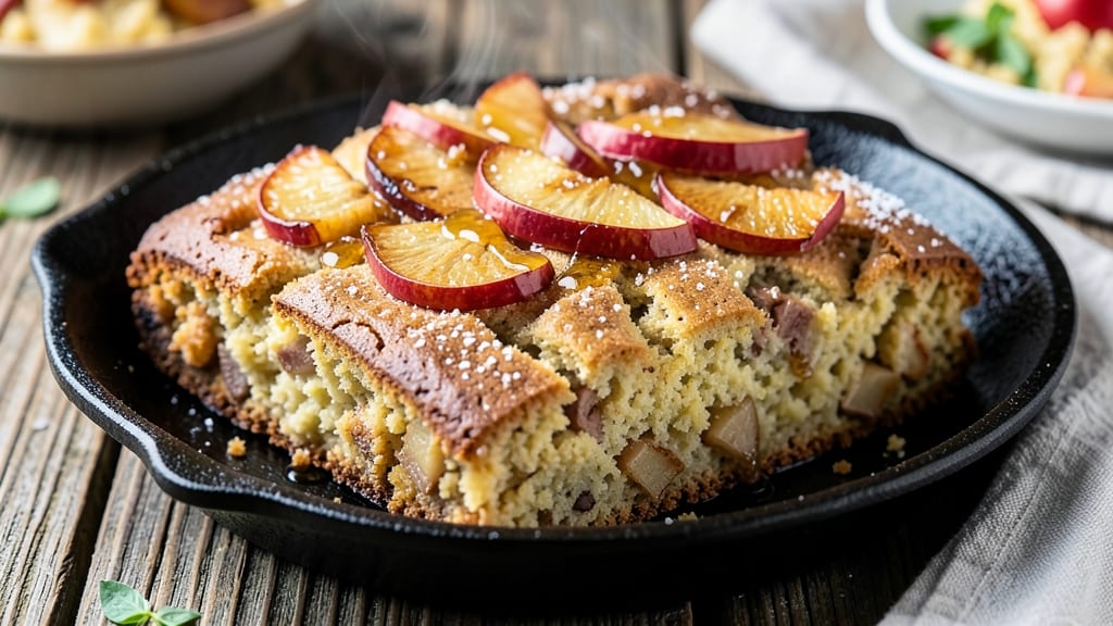 Apple Cinnamon Cornbread Recipe: Spiced Apple Swirls and Crusty Crunch