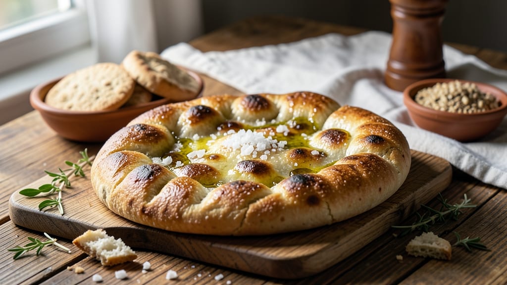 Albanian Pita Bread Recipe: Warm Za'atar and Olive Oil Magic
