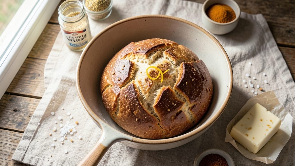500-Gram Flour Bread Recipe: Foil-Sealed Crust With Airy Crumb Inside