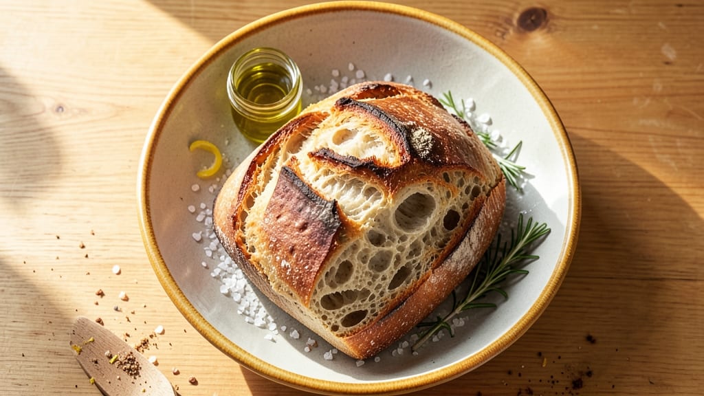 Sally's Baking Addiction Artisan Bread Recipe: Golden Crust With Foil-Sealed Juice Lock