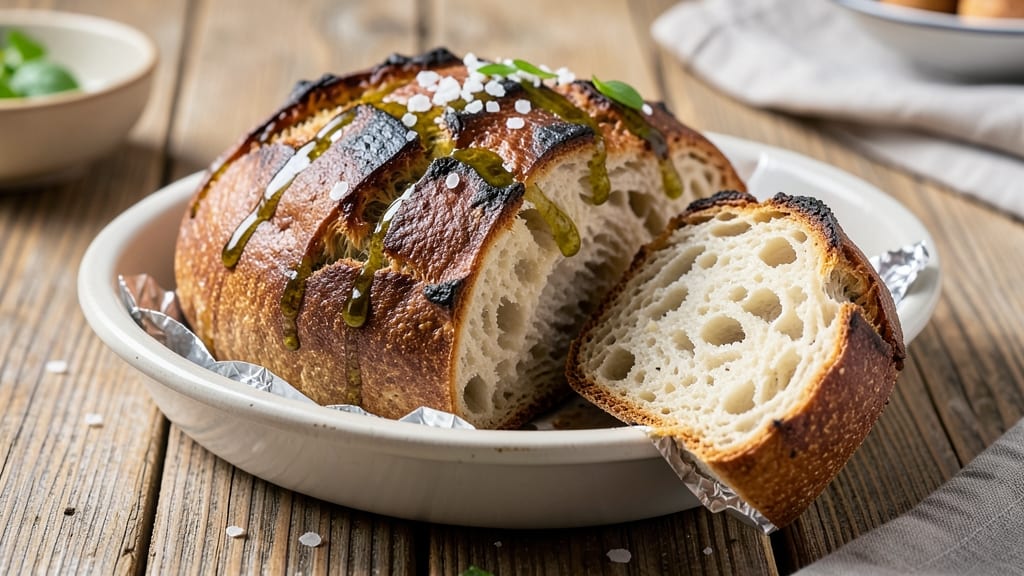 Artisan Bread in Five Master Recipes: No-Knead Foil Trick for Crusty Crumb
