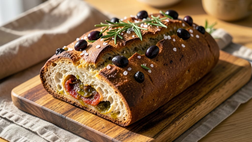 Artisan Olive Bread Recipe: Crusty Za'atar Crunch With Hidden Olive Jewels