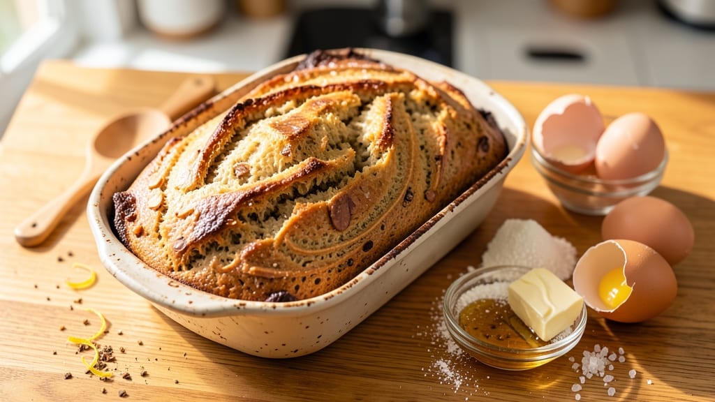 Almond Loaf Bread Recipe: Nutty Sweetness With Crusty Crunch in Every Slice