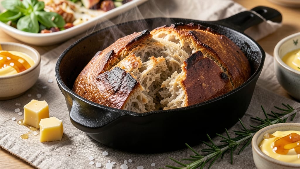 7-Quart Dutch Oven Bread Recipe: Foil-Sealed Crust With Pillowy Crumb Inside