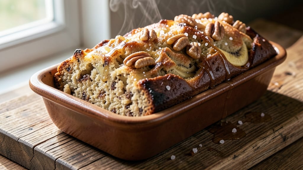 Anna Olson's Banana Bread Recipe: Moist Crumb and Walnut Swirls in One Loaf