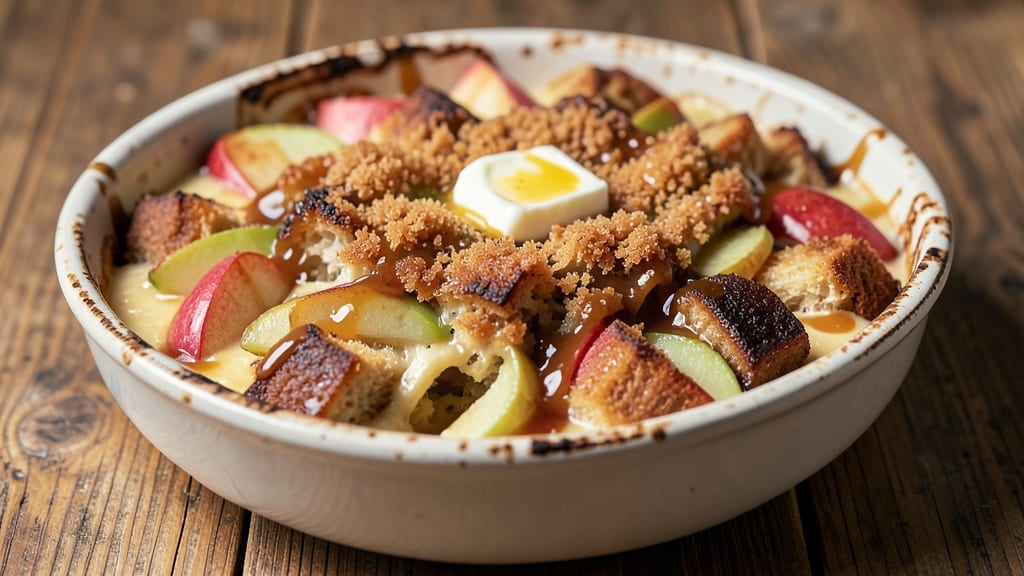 Apple Bread Pudding Recipe Pioneer Woman: Spiced Rum-Infused Warmth With Caramelized Top
