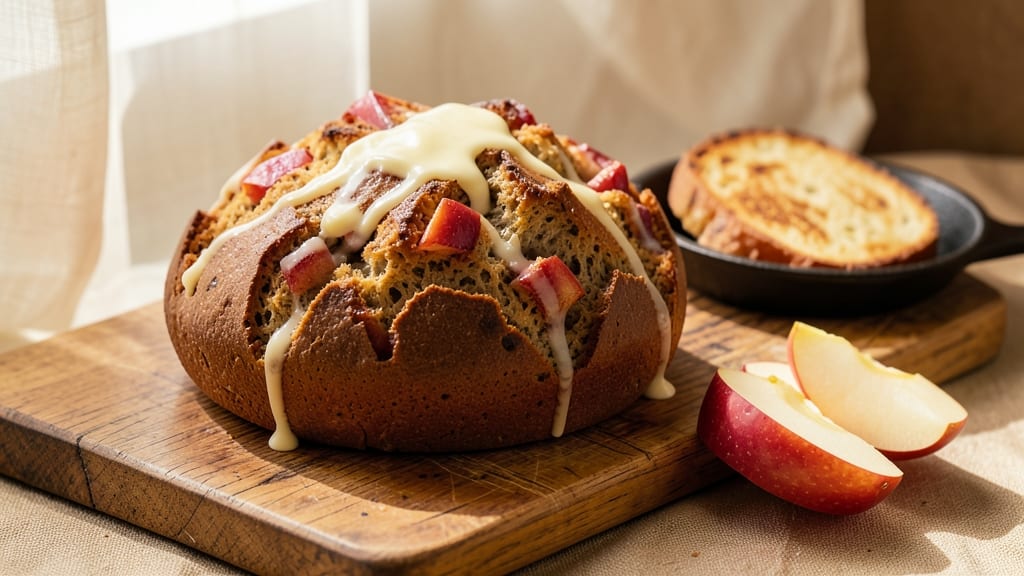 Apple Bread Recipe No Milk: Spiced Apple Swirls and Crusty Crunch Without Dairy