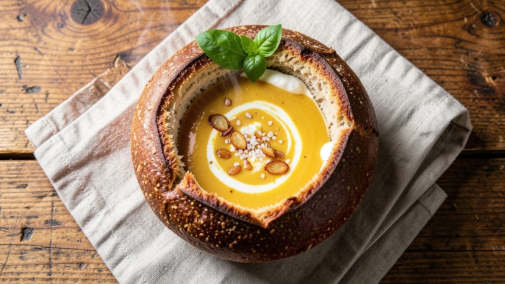 Artisan Sourdough Bread Bowl Recipe: Hollowed Crust That Holds Soups Perfectly
