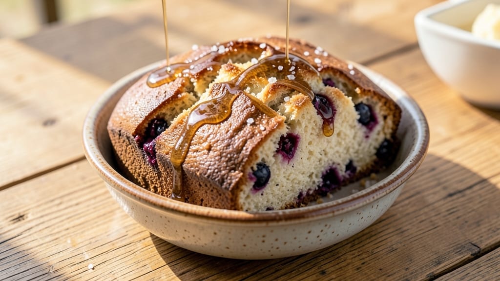 Amish Blueberry Bread Recipe By Daughter: Honey-Rich Swirls and Crusty Gold Crunch