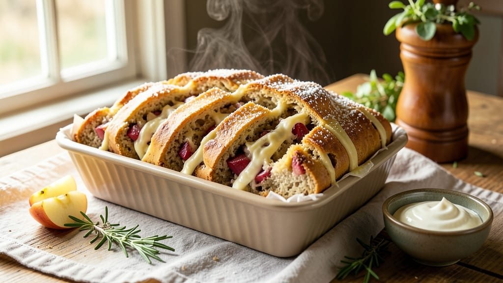 Amish Apple Fritter Bread Recipe With Sour Cream: Warm Spice-Infused Apple Swirls and Buttery Crust