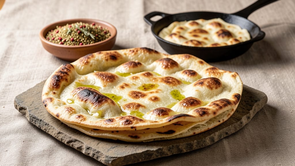 Arab Flatbread Recipe: Za'atar-Spiced Crispiness in Minutes