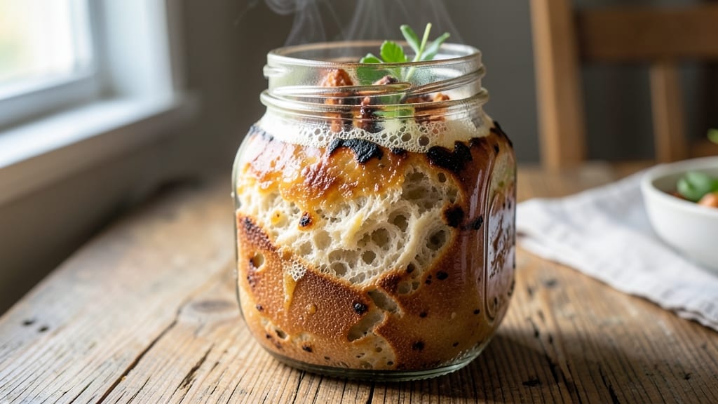 Atomic Bread in a Jar Recipe: Microwave-Perfect Crust From Jar to Table