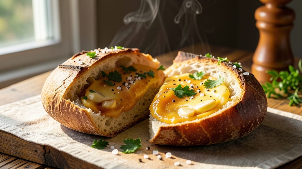 Authentic Garlic Bread Recipe: Buttery, Toasted Layers With Real Garlic Flavor