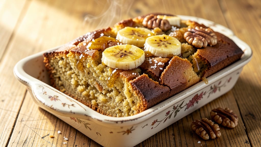 5 Star Moist Banana Bread Recipe: Ultra-Dense Crumb With Walnut Streaks