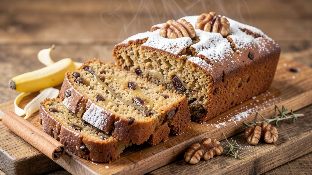 Aldi Banana Bread Recipe: Moist Crumb With Walnut Swirls Inside