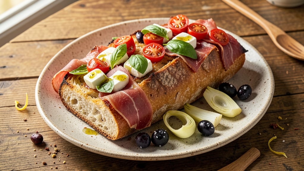 Antipasto Bread Loaf Recipe: Savory Cheese and Herb Swirls in One Bite
