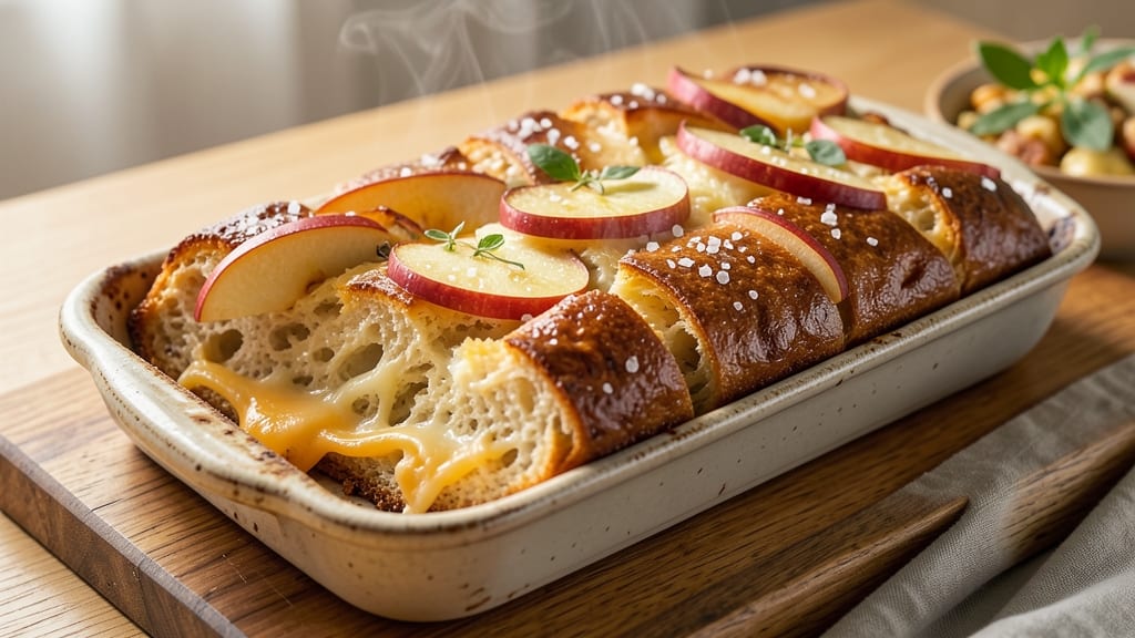 Apple Cheese Bread Recipe: Sweet Apple Swirls and Melty Cheese Layers