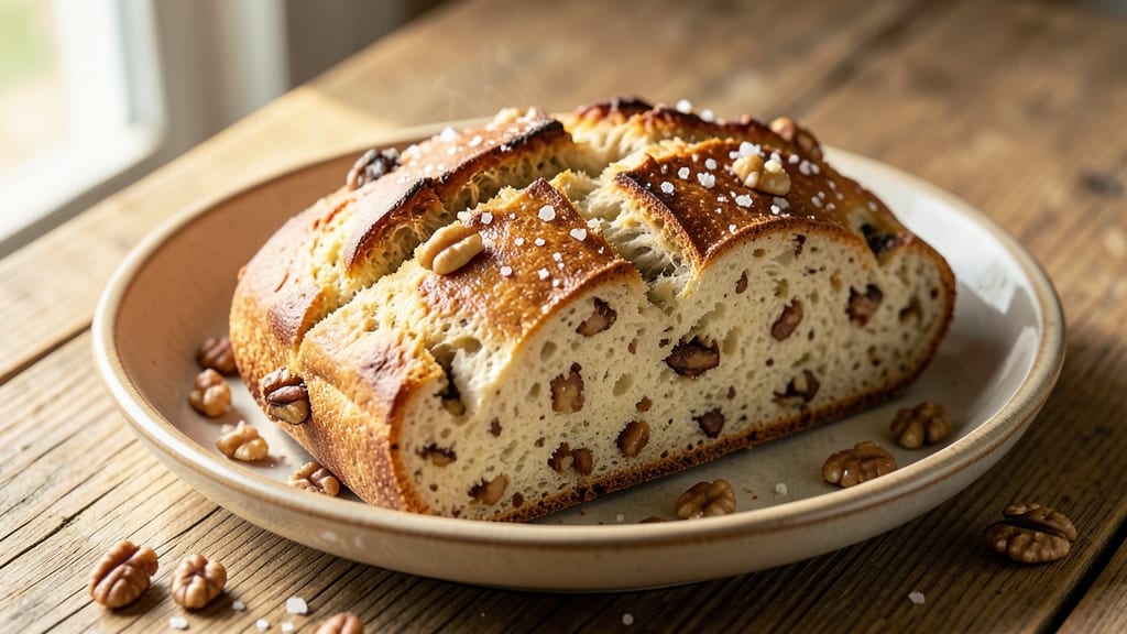 50/50 Bread Machine Recipe: Bread Machine Magic With Walnut Sweetness