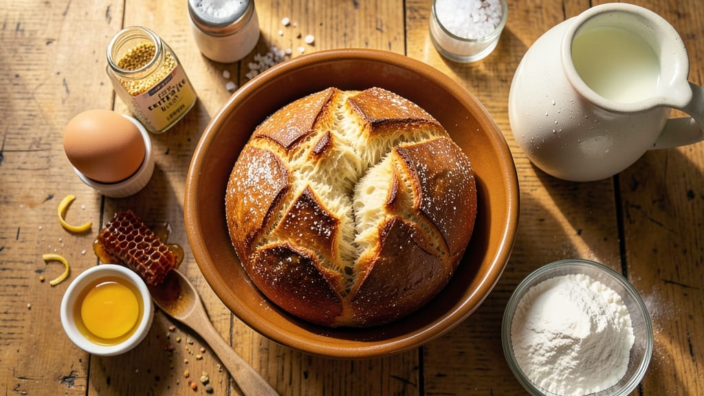 4-Hour Bread Recipe: Hands-Off Rise for Artisan Texture Without Kneading