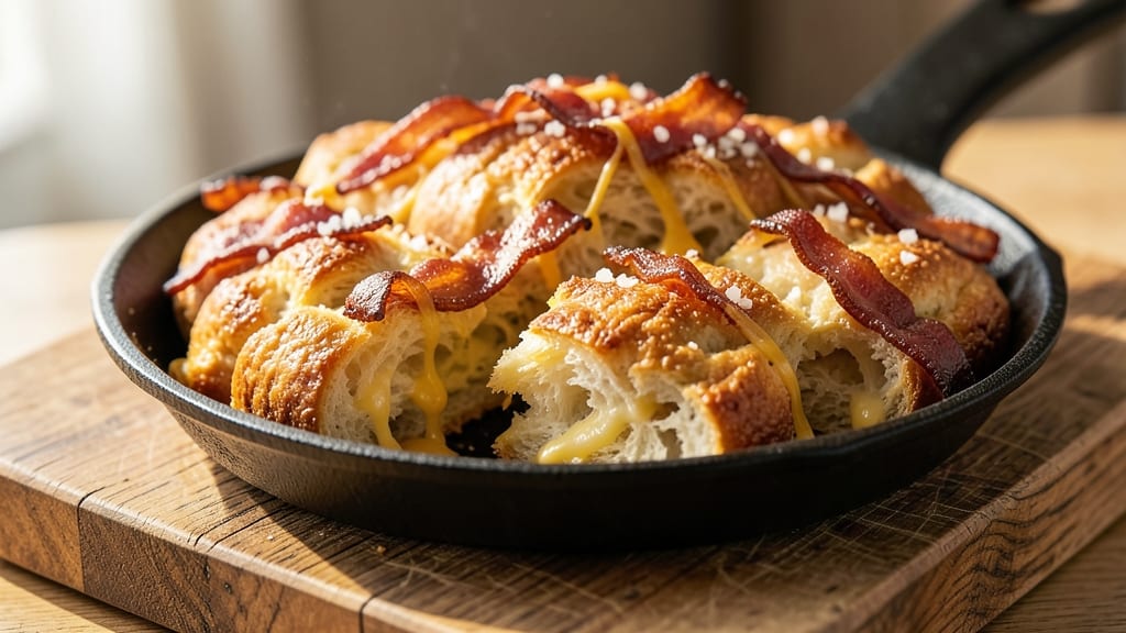 Bacon and Cheese Monkey Bread Recipe: Smoky Sweet Swirls That Shatter With Every Pull