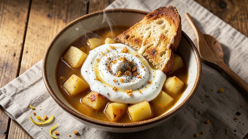 Atlanta Bread Company Potato Soup Recipe: Velvety Creaminess With Crispy Topped Croutons