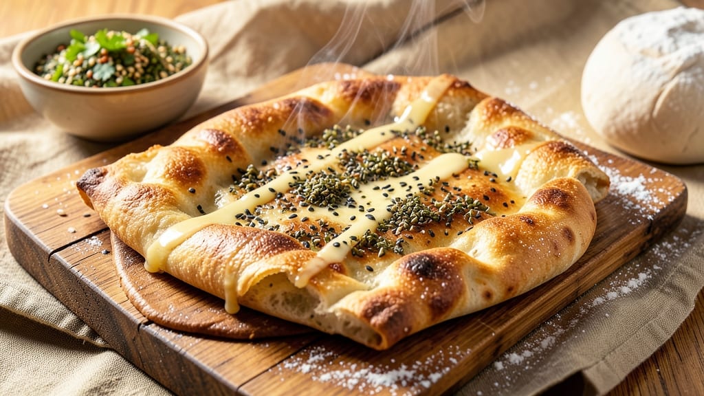 Azerbaijan Bread Recipe: Zaatar-Spiced Crust With Pillowy Softness Inside