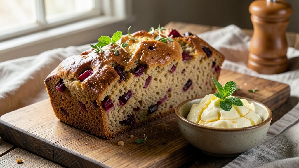 Amish Rhubarb Bread Recipe: Tart-Sweet Swirls With Foil-Sealed Juice Lock