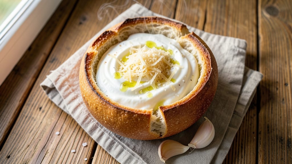 Artisan Bread Bowl Recipe: Hollowed Loaf for Hearty Soup Servings