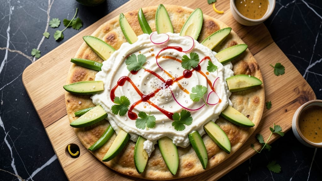 Avocado Cottage Cheese Flatbread Recipe: Savory Creamy Twist on Breakfast Classics