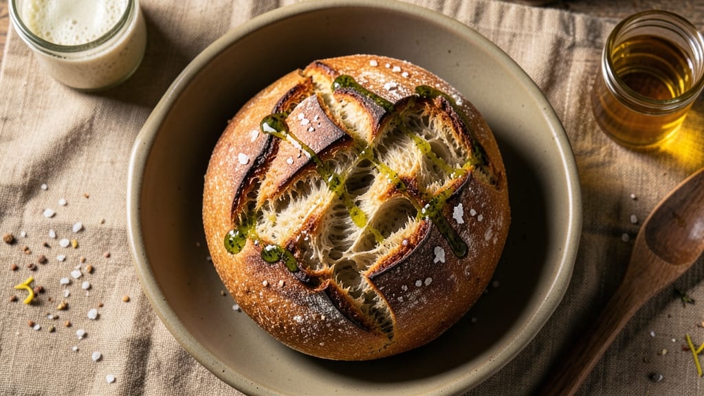 Artisan Bread Recipe in Grams: Precision-Baked Crust With Foil-Sealed Juice Lock