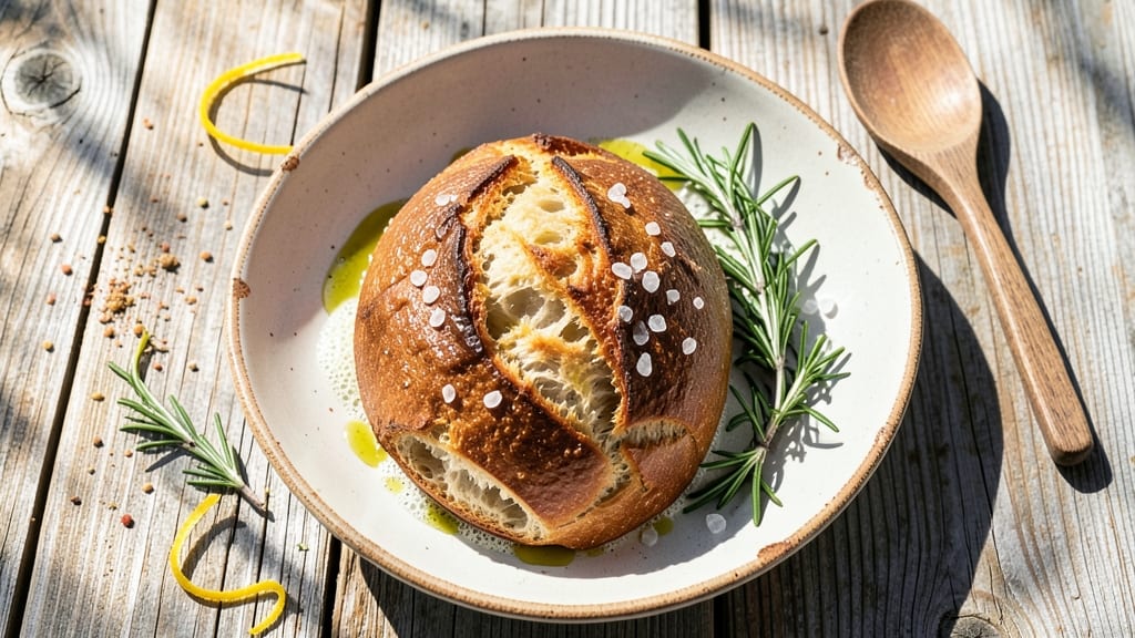 Authentic Rustic Italian Bread Recipe: Crusty Crunch With Olive Oil and Rosemary