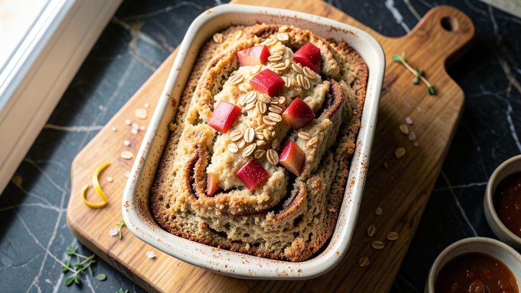 Apple Cinnamon Oatmeal Bread Recipe: Spiced Apple Streusel Top That Caramelizes